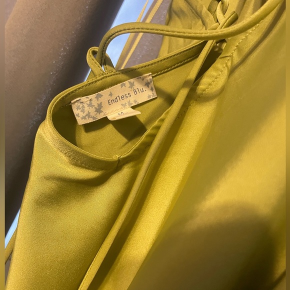 Satin cowl neck dress! - Picture 2 of 4